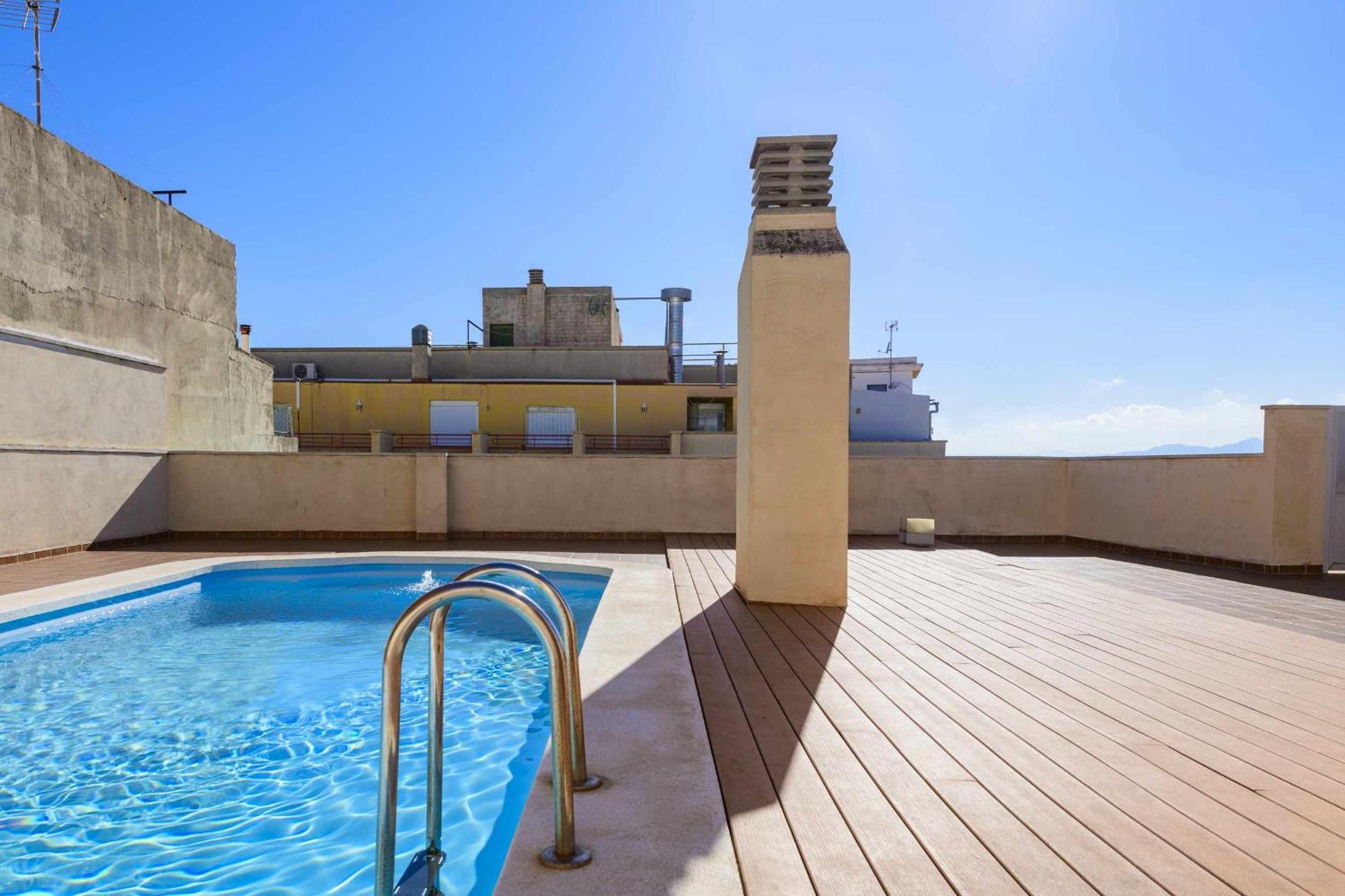 Apart Port Arenal con terraza y piscina Burriana Exterior foto